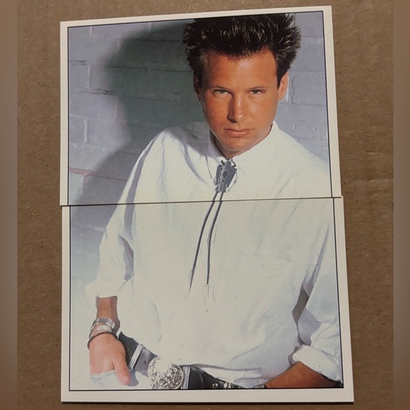Corey Hart 1990 Panini Fan Club Vintage Music Sticker Cards - Picture 2 of 3